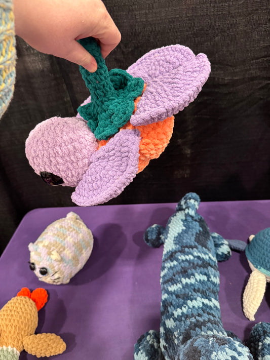 Purple pumpkin turtle